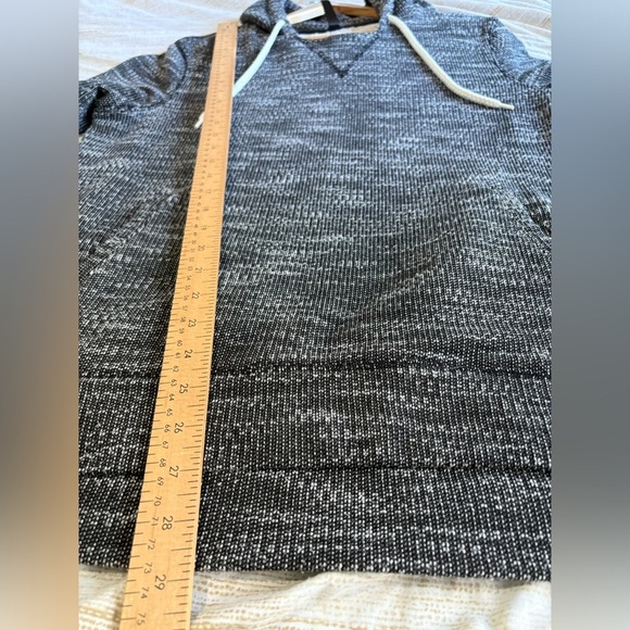 Jess heathered grey pullover hoodie size XL with pockets cotton blend - Picture 6 of 9